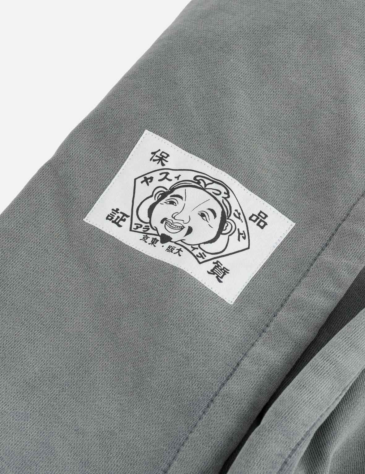 貼布EVISU拉鍊連帽衛衣