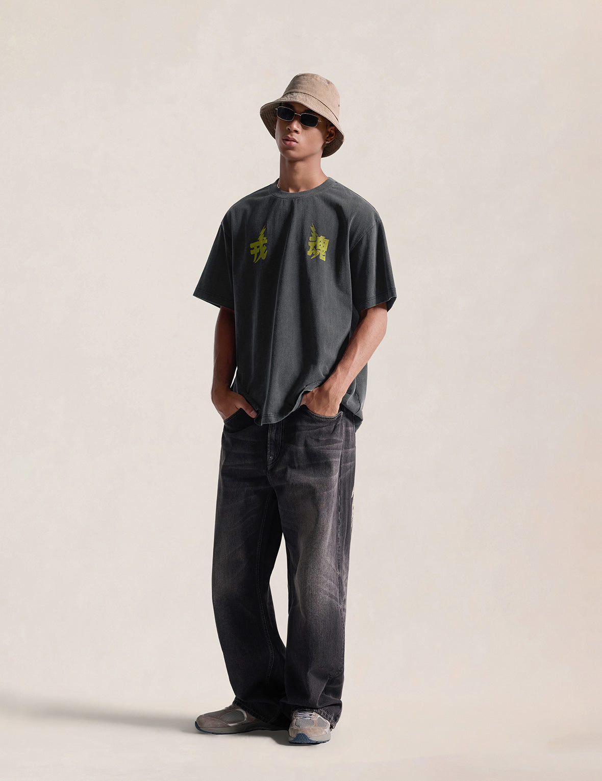 Ebisu Spirit Lightning & Daicock Print T-shirt