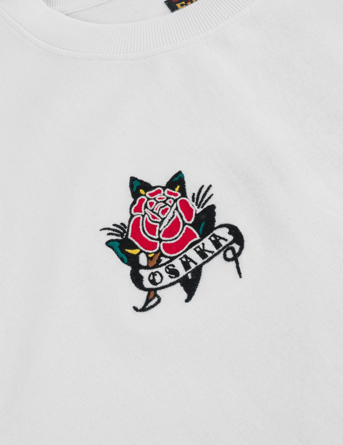 Osaka Rose & Seagull Print T-shirt