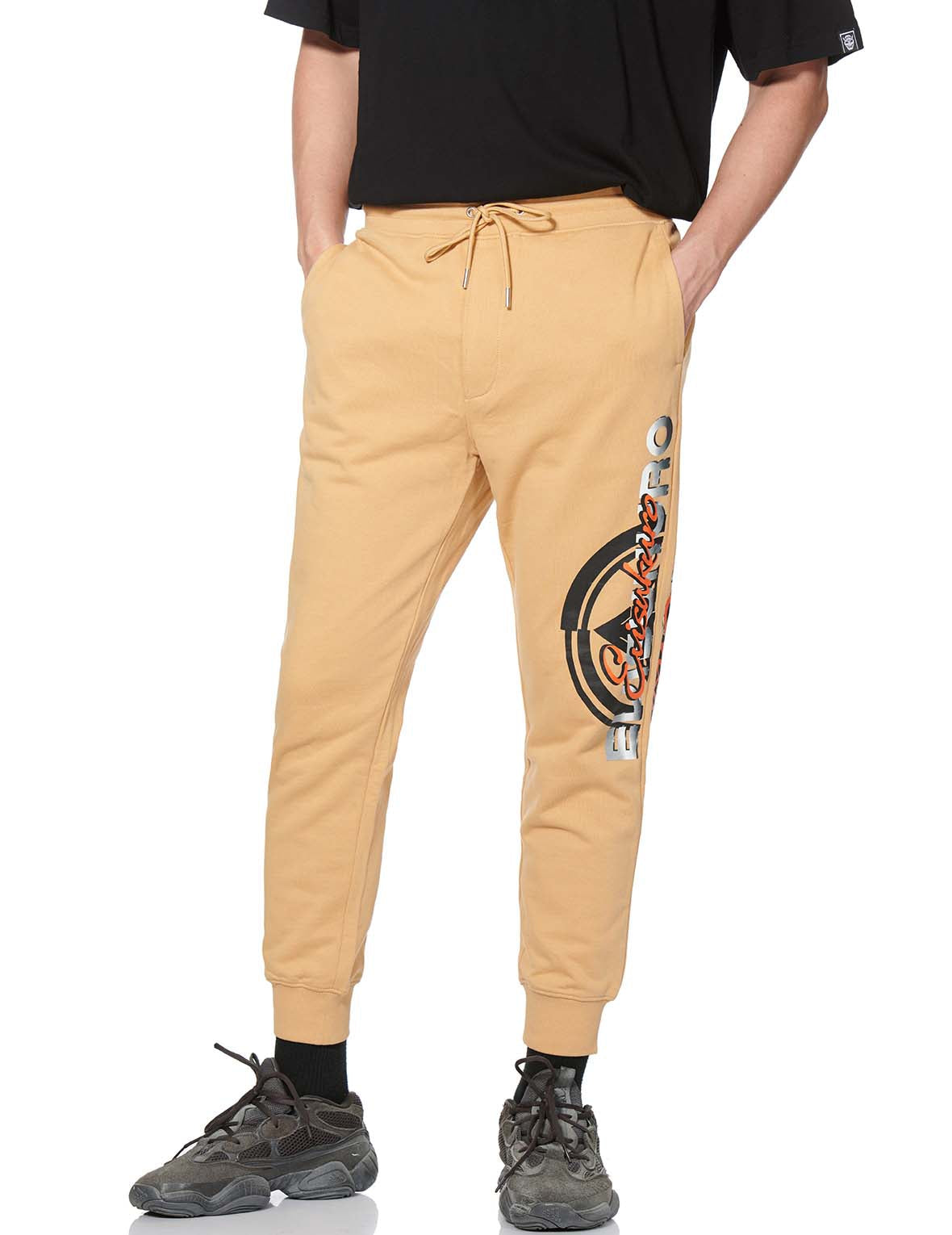 家花及Logo印花運動褲