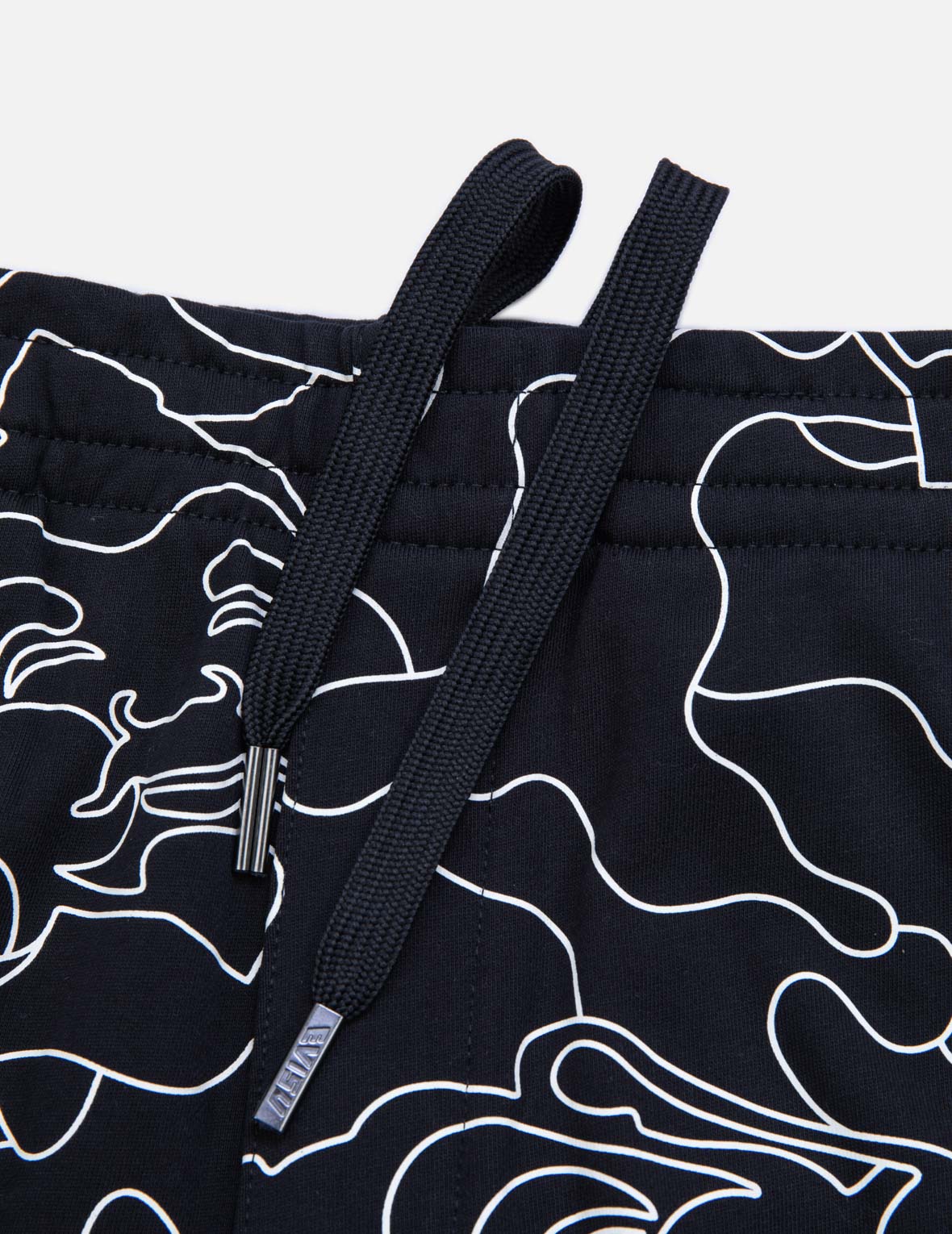 Allover Linear Camouflage Print Sweatpants