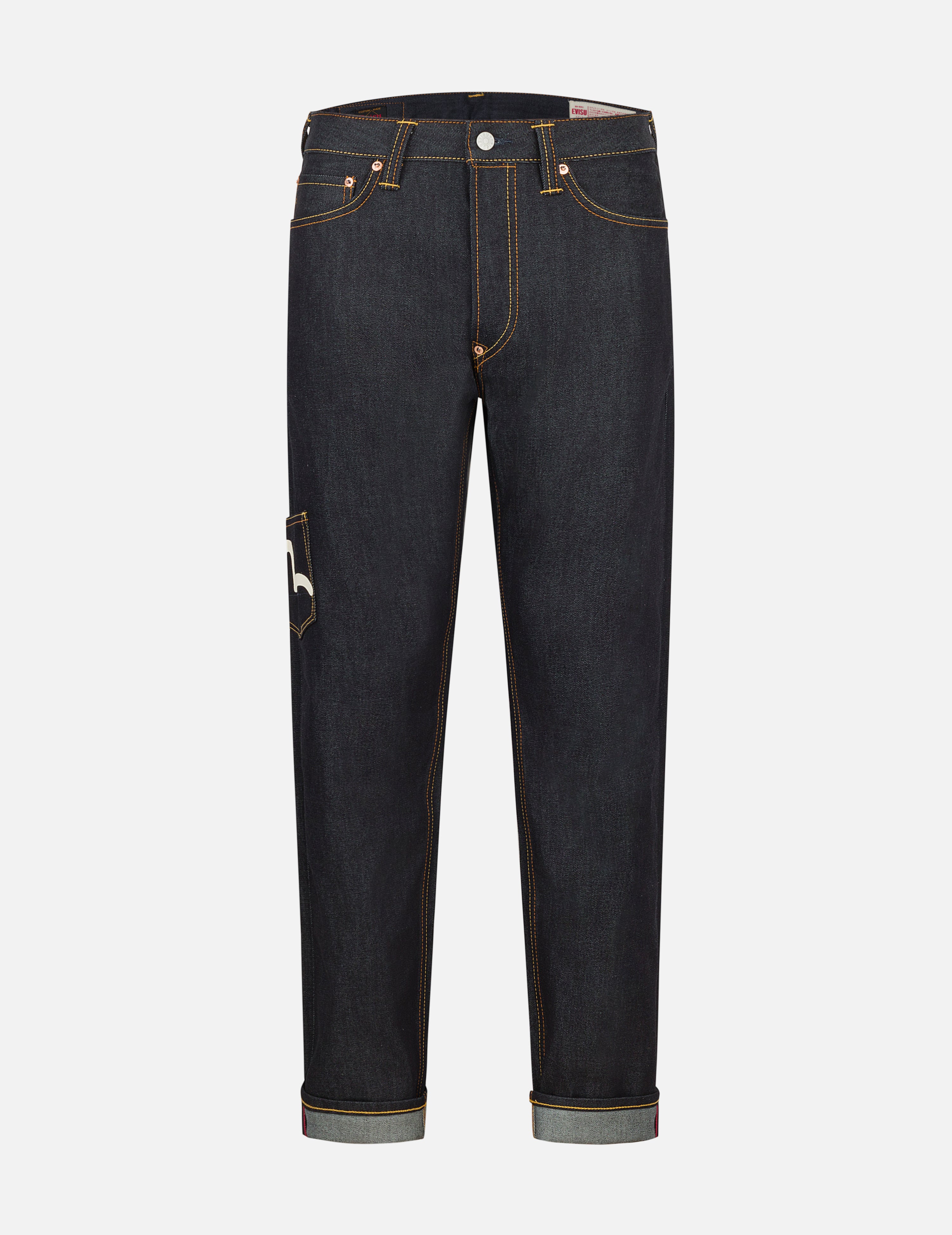 Multi-Pocket Seagull Regular Fit Jeans