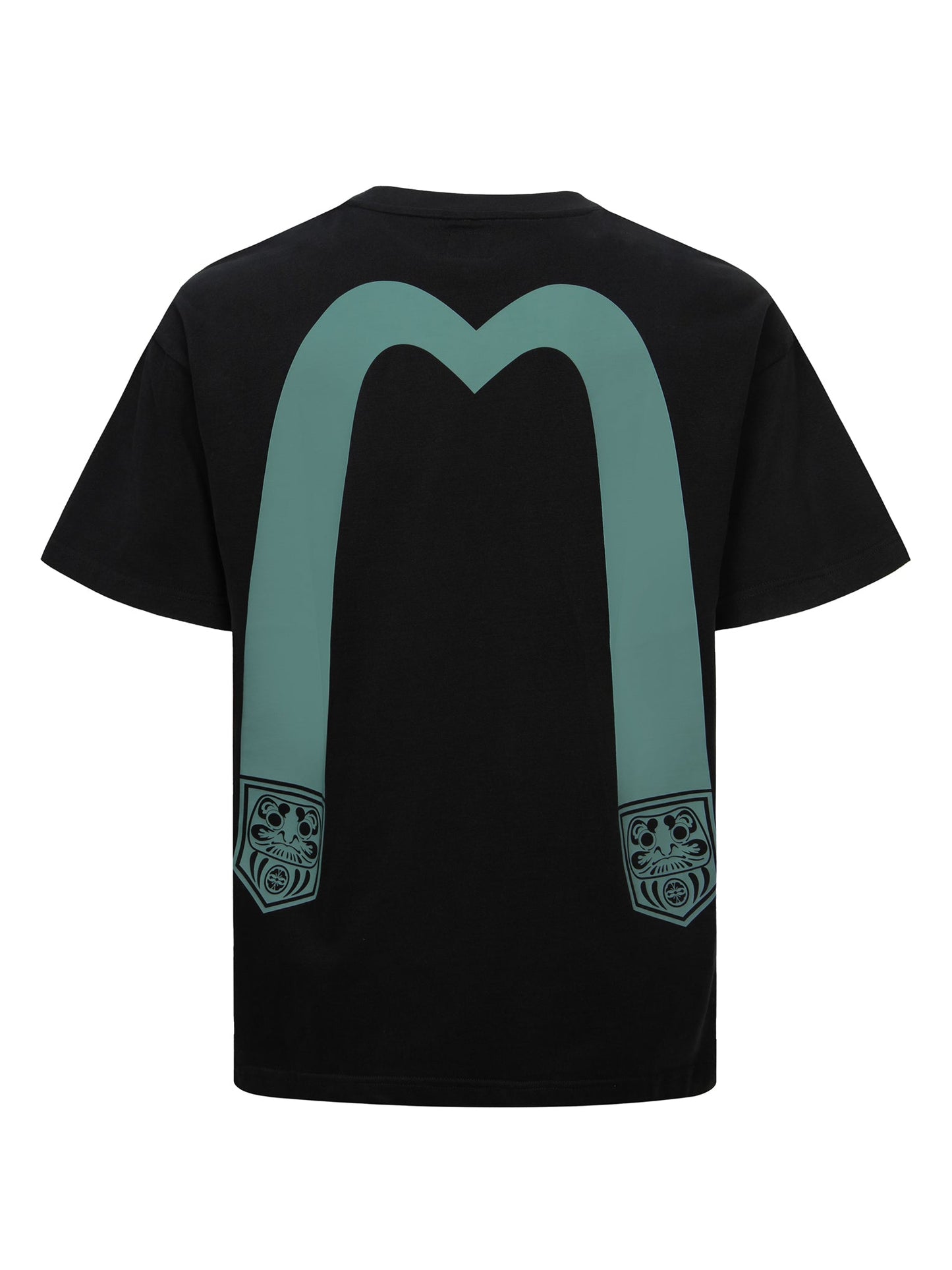 口袋達摩大M印花寬版休閒T恤