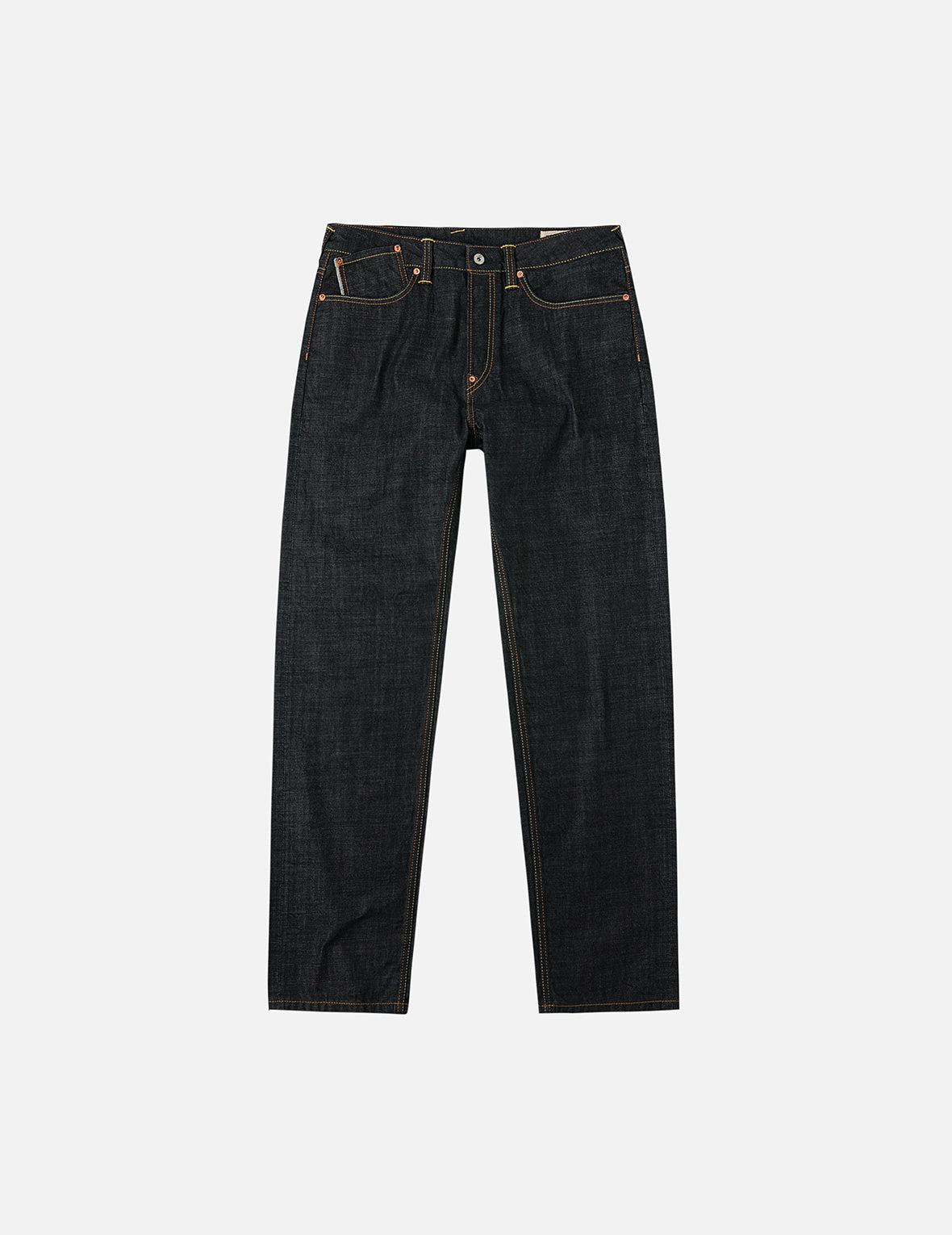Seagull and Japanese Temple Embroidery Regular Fit Jeans #2020