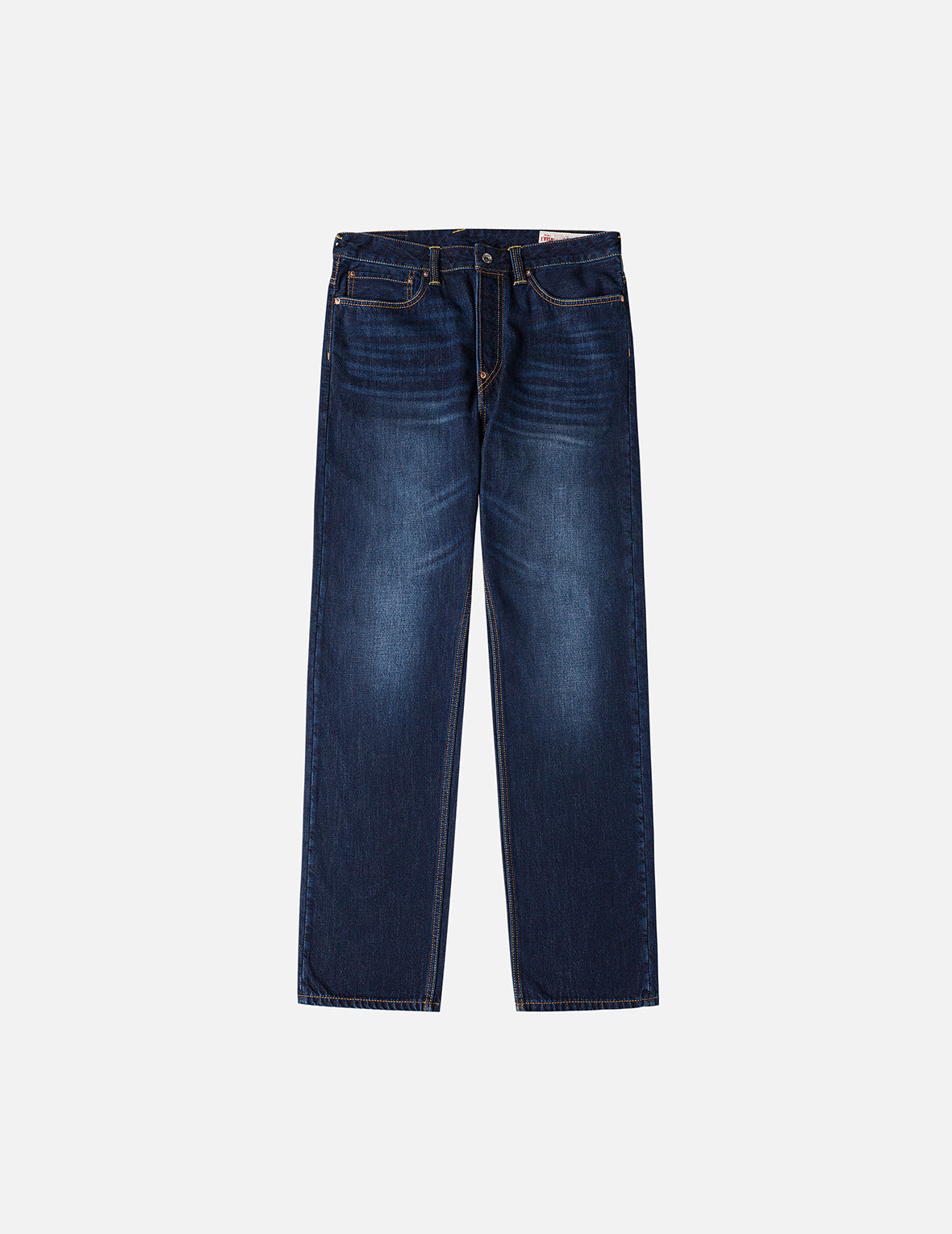 Ecru Brushstoke Seagull Print Regular Fit Jeans #2020