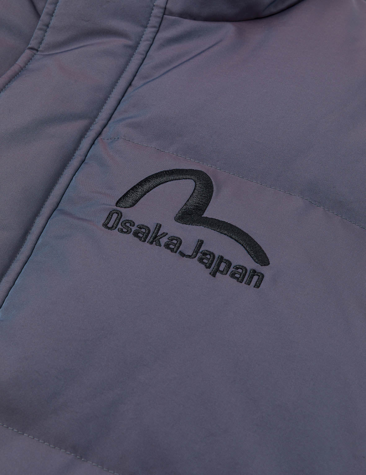 嵌條大M刺繡常規版型羽絨外套