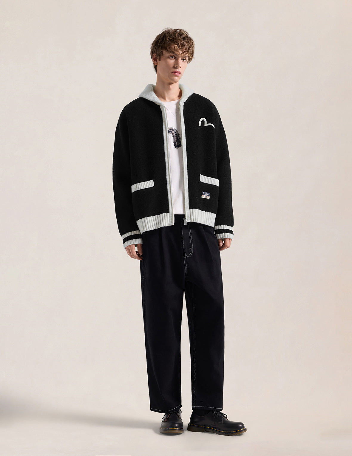 Before Anyone Did Anything Knit Zip Jacket