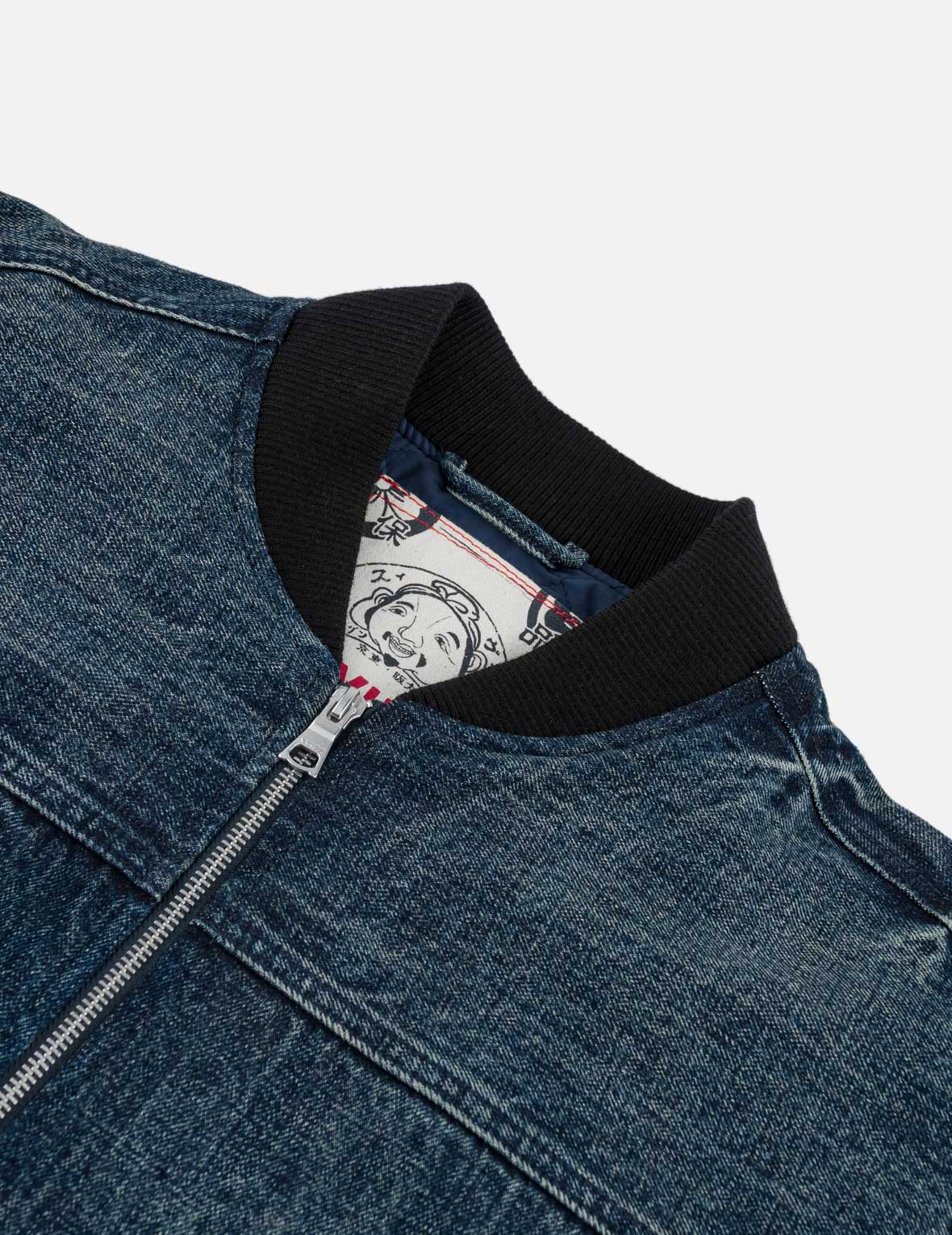 3M Thinsulate™ Multi-Pocket Zip-Up Denim Jacket