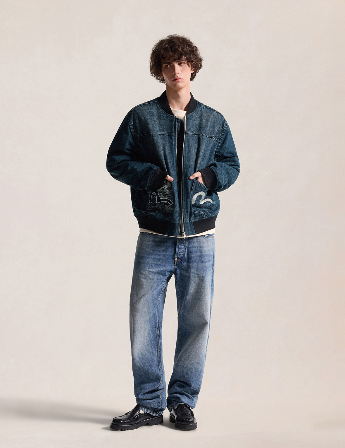 3M Thinsulate™ Multi-Pocket Zip-Up Denim Jacket