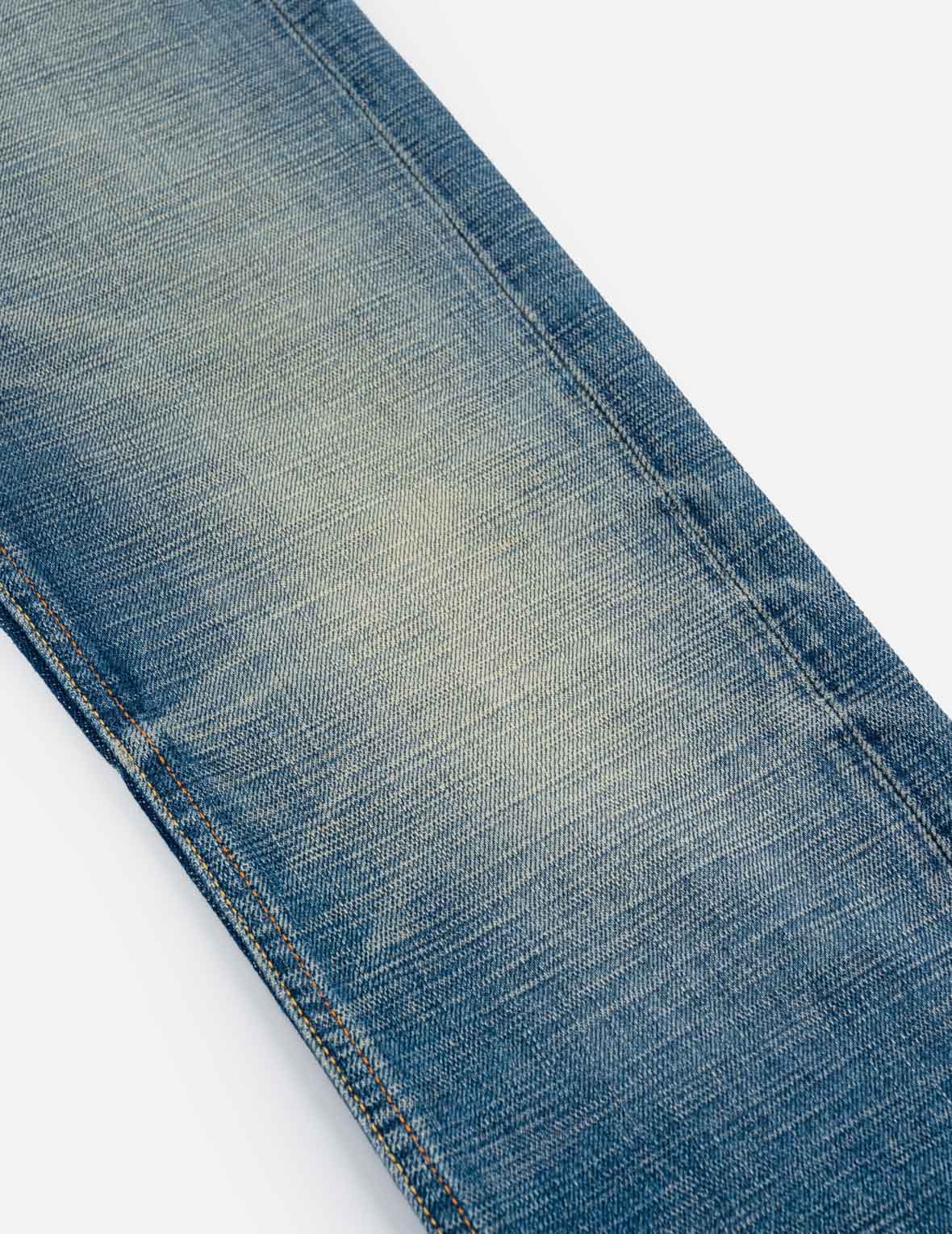 Handbrushed Seagull Selvedge Pocket Slim Jeans #2010