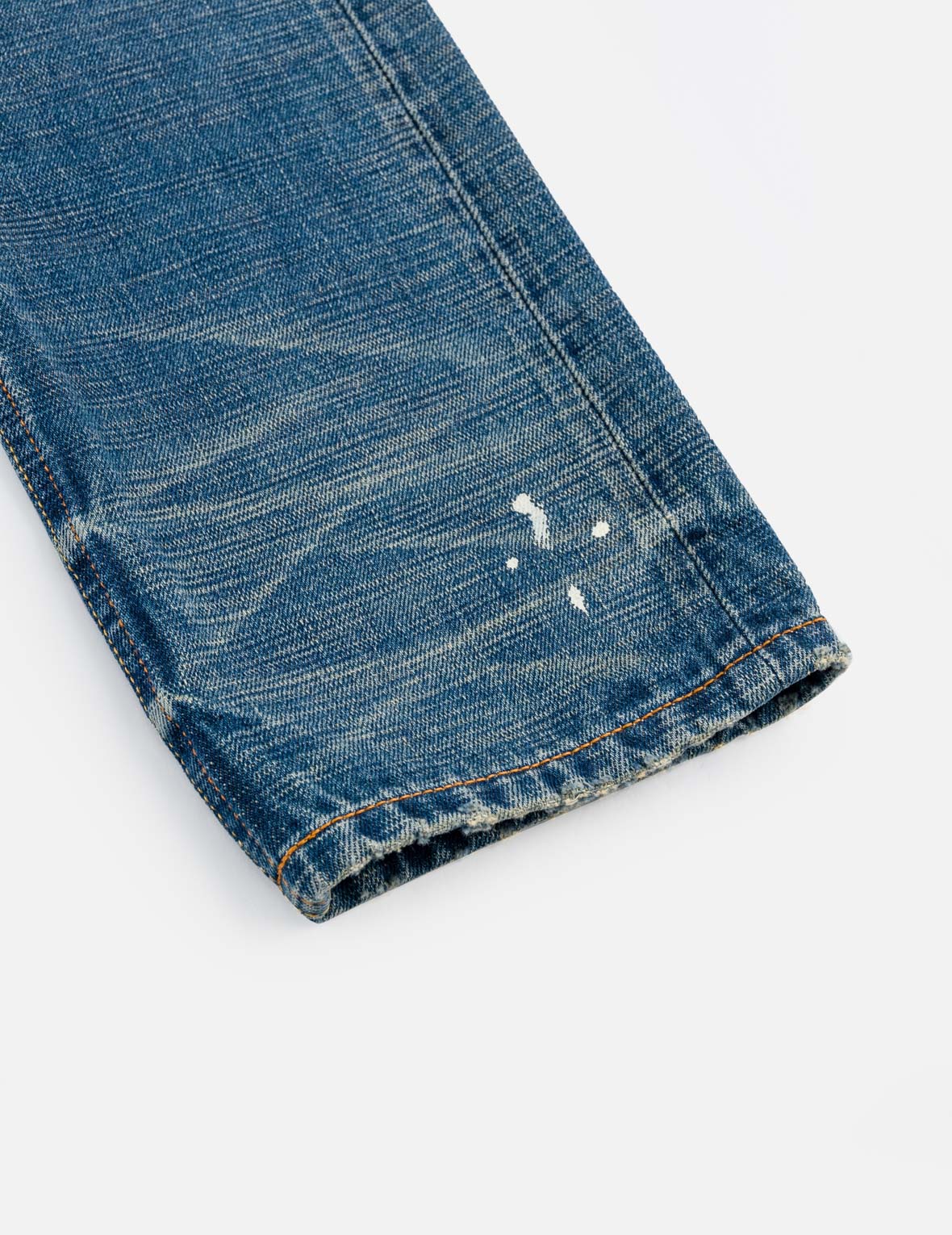 Handbrushed Seagull Selvedge Pocket Slim Jeans #2010