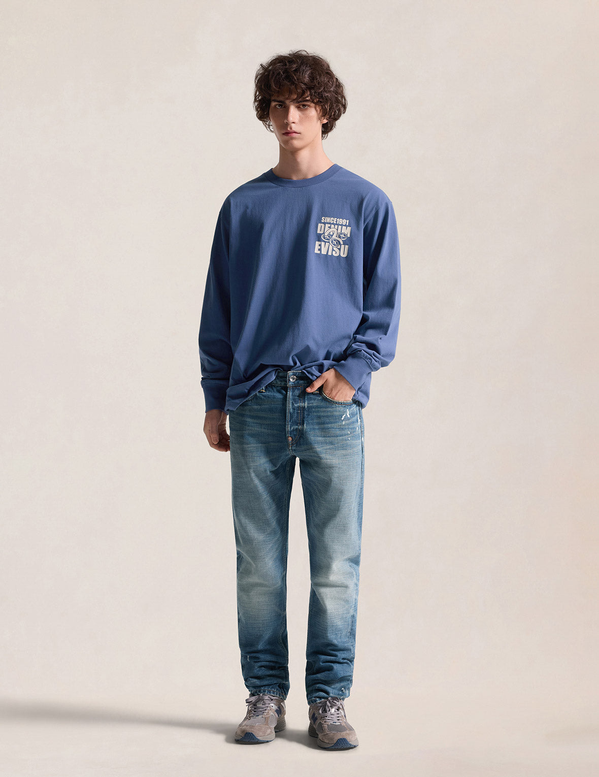 Handbrushed Seagull Selvedge Pocket Slim Jeans #2010