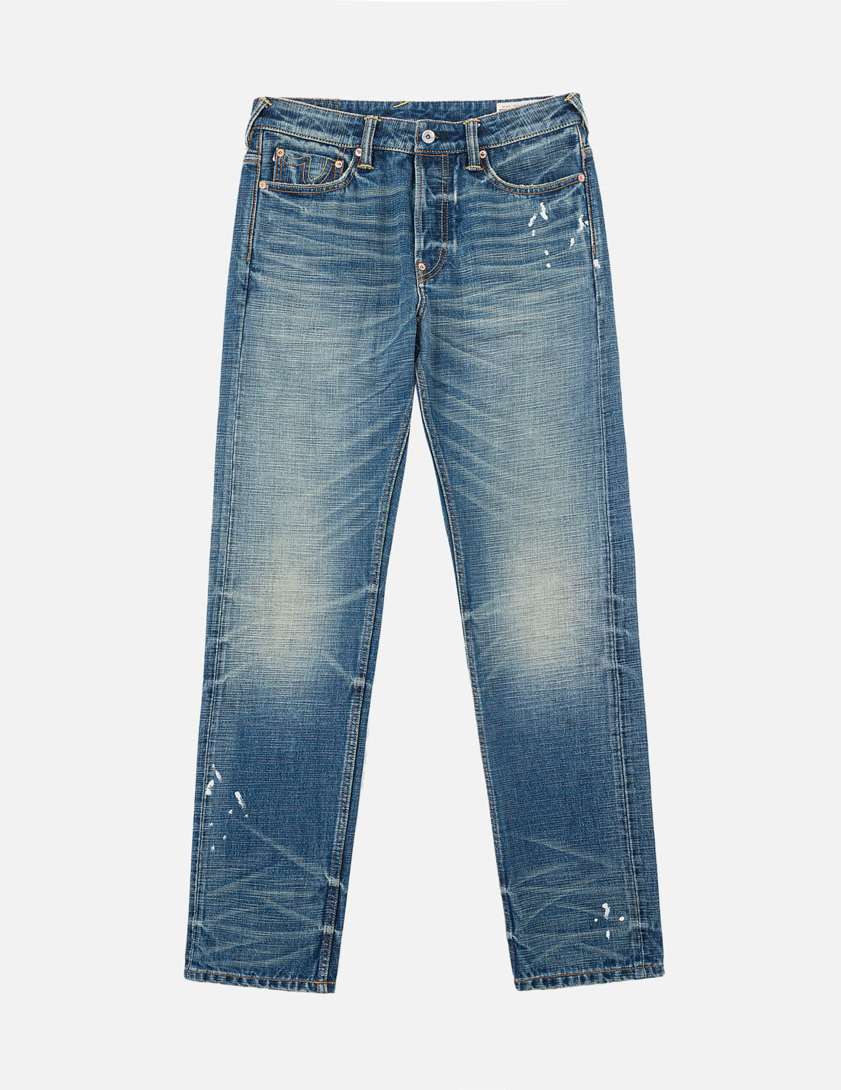 Handbrushed Seagull Selvedge Pocket Slim Jeans #2010