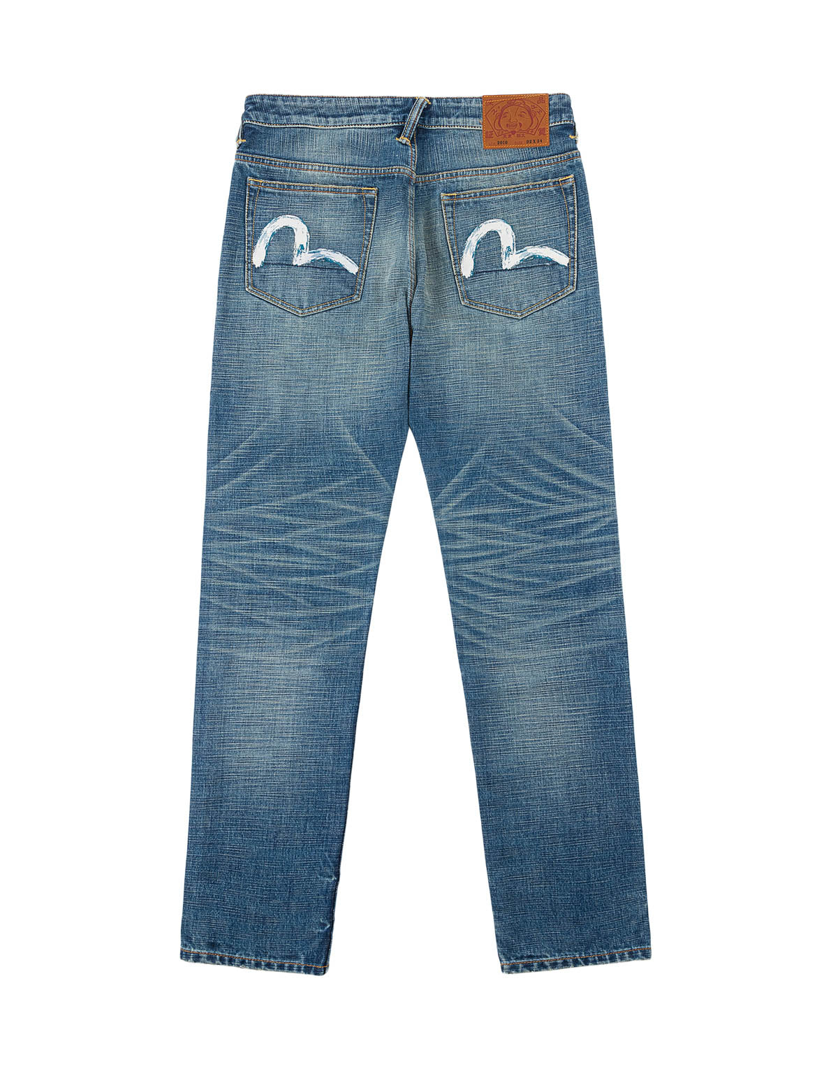 Handbrushed Seagull Selvedge Pocket Slim Jeans #2010