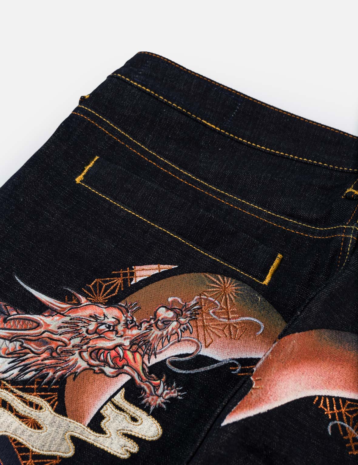 Flying Dragon Daicock Embroidered Selvedge Jeans #2017
