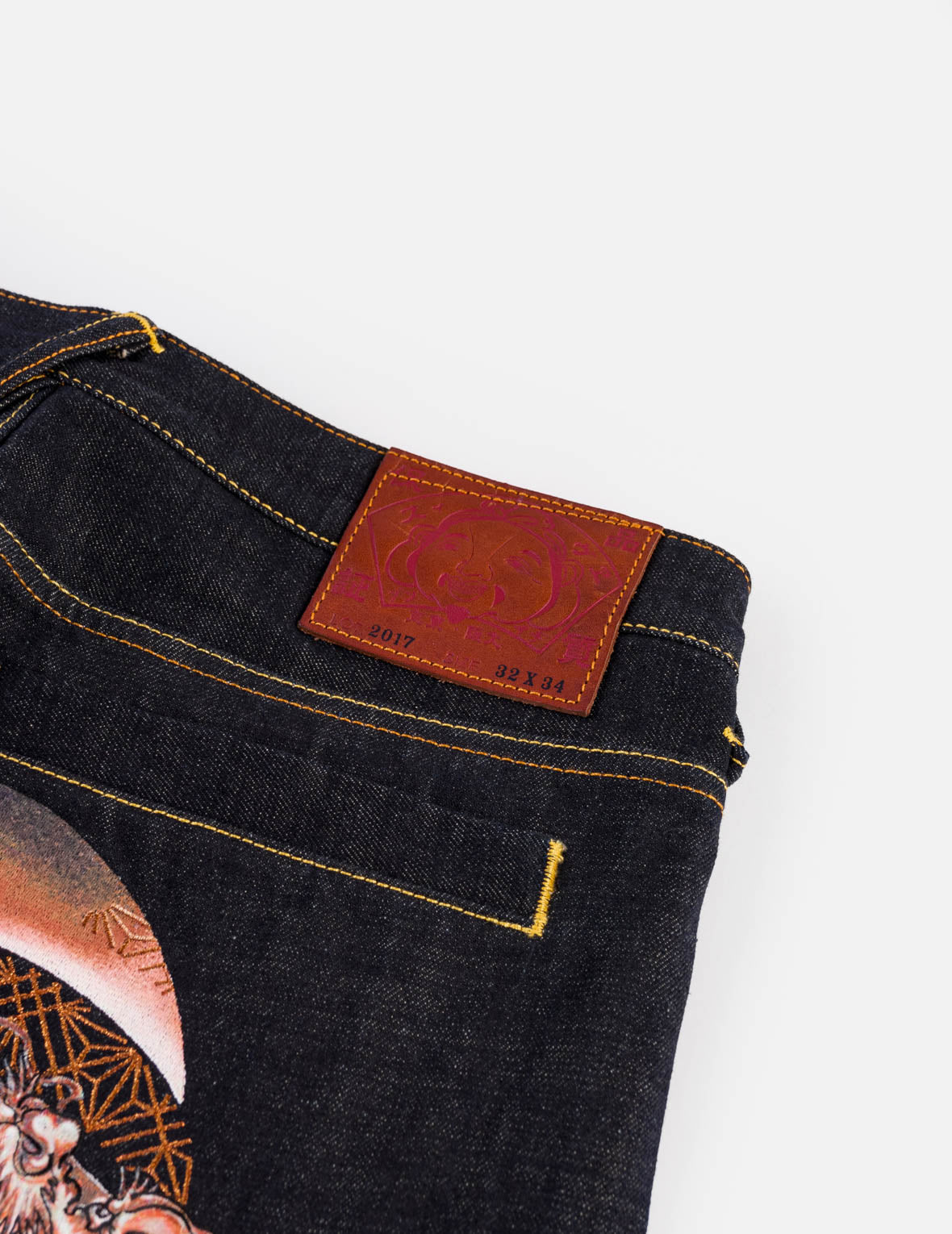 Flying Dragon Daicock Embroidered Selvedge Jeans #2017