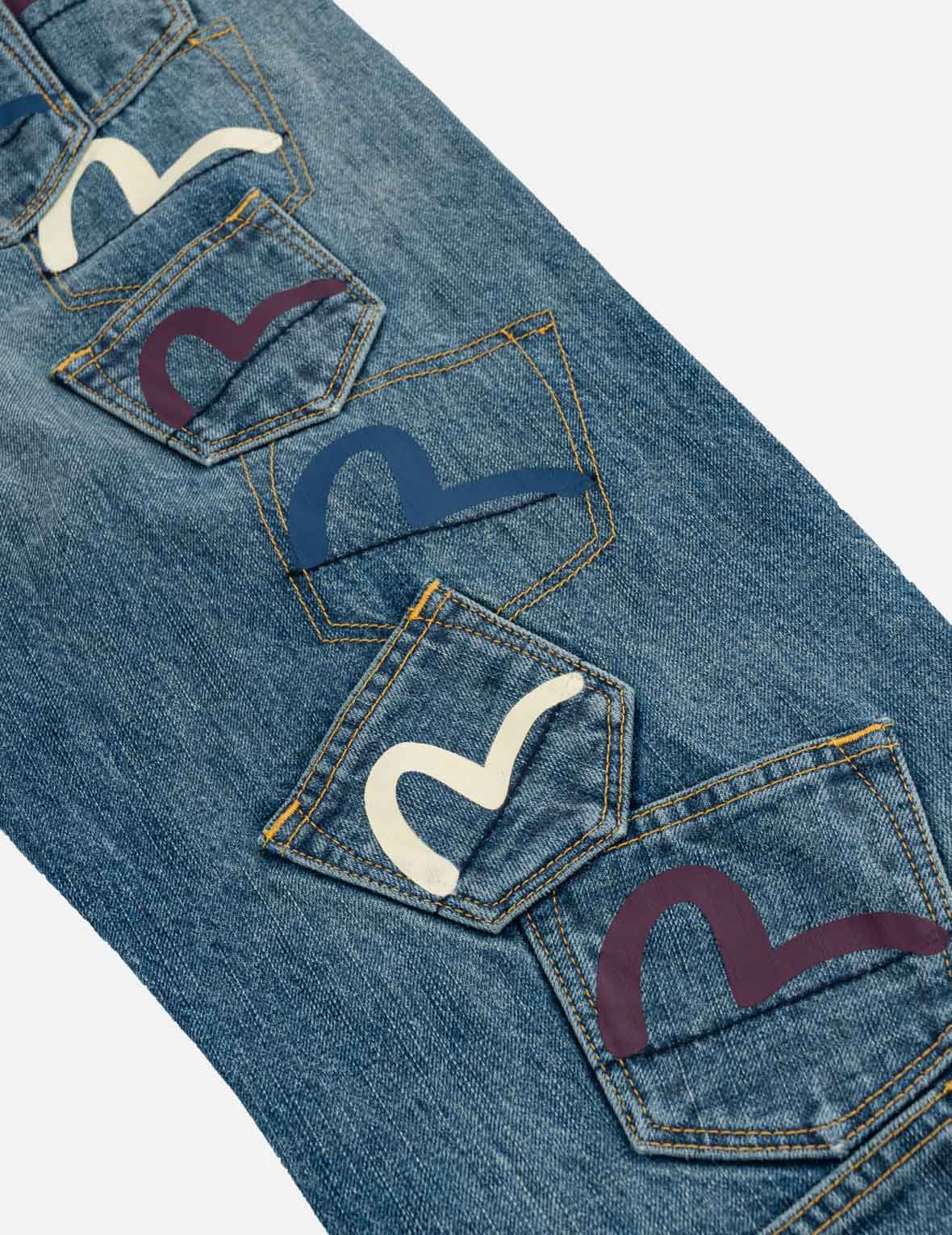 Multi-Pocket Seagull Jeans #2020