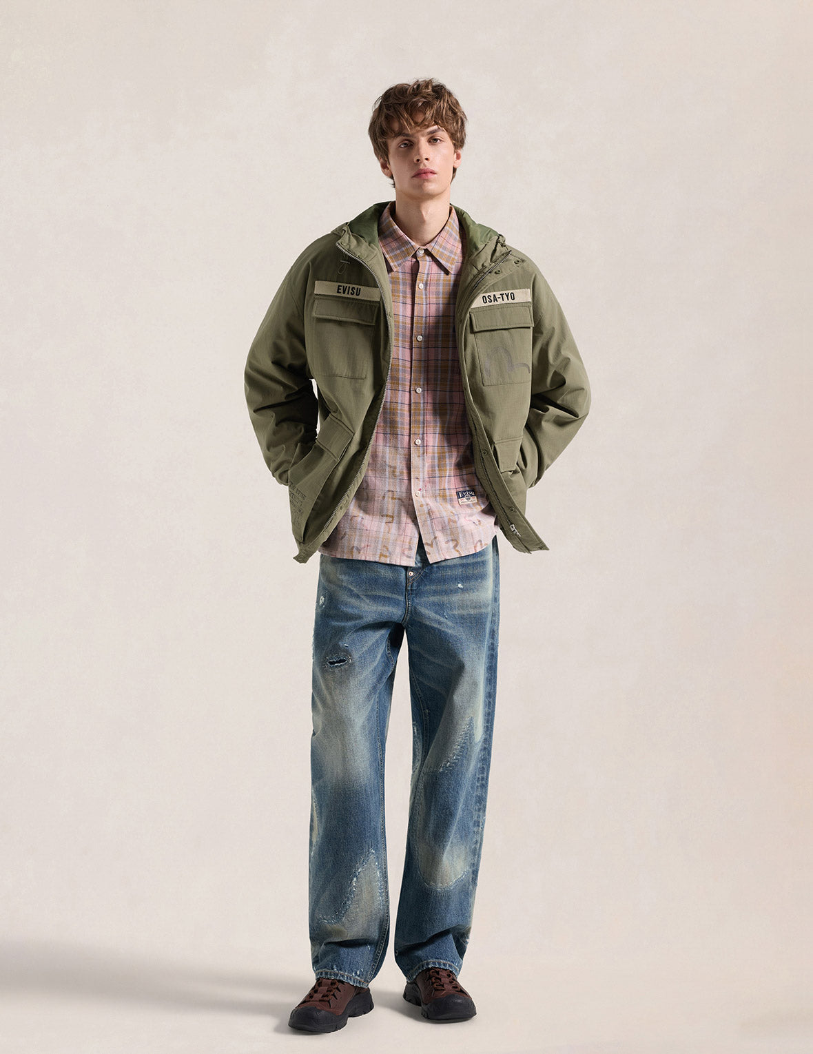 Uneven-Wash Seagull Selvedge Jeans #2038