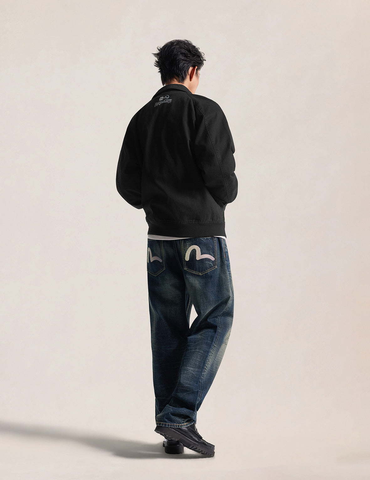 Heavy-Wash Gradient Seagull Selvedge Jeans #2030