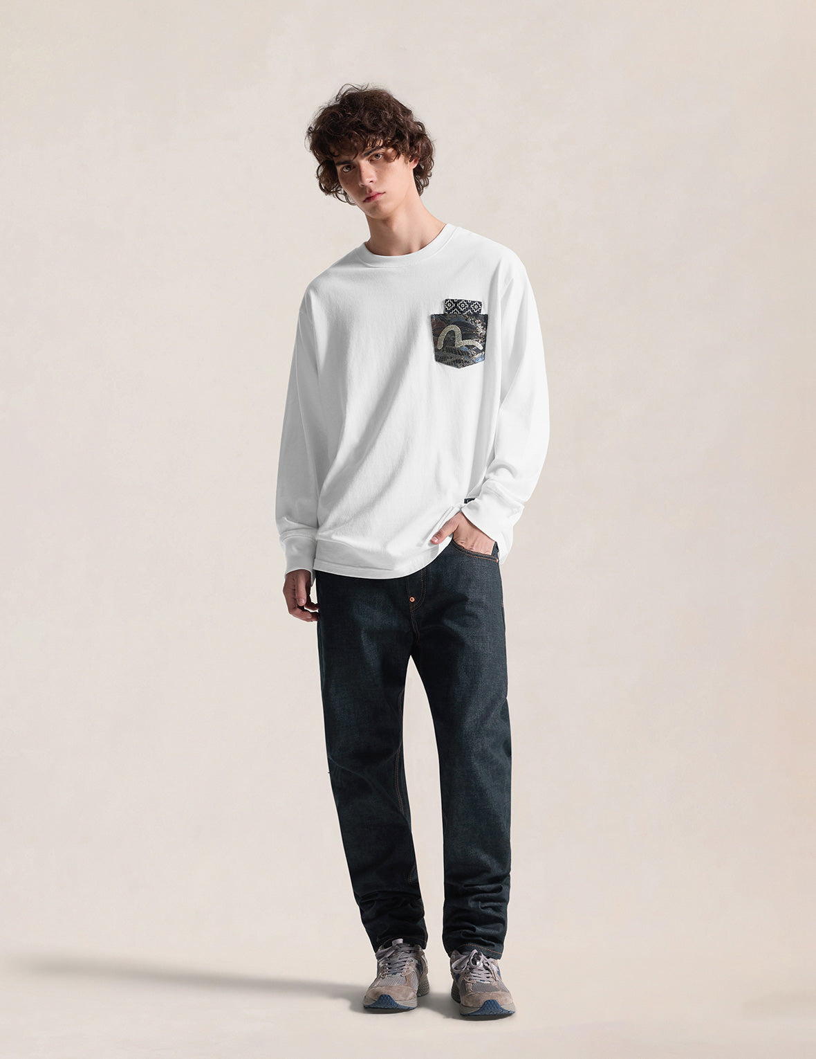 Autumn Embroidered Daicock Taper Jeans #2017