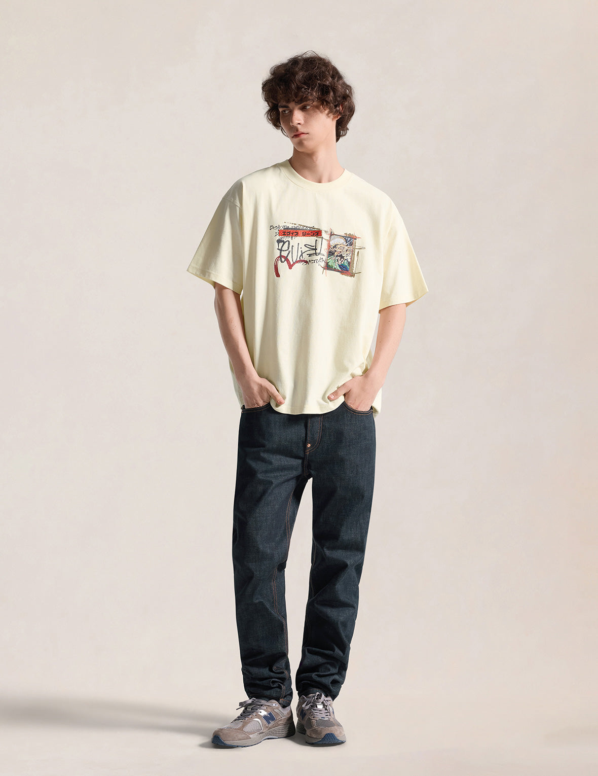 Darumagaeru Daicock Embroidered Taper Jeans #2017