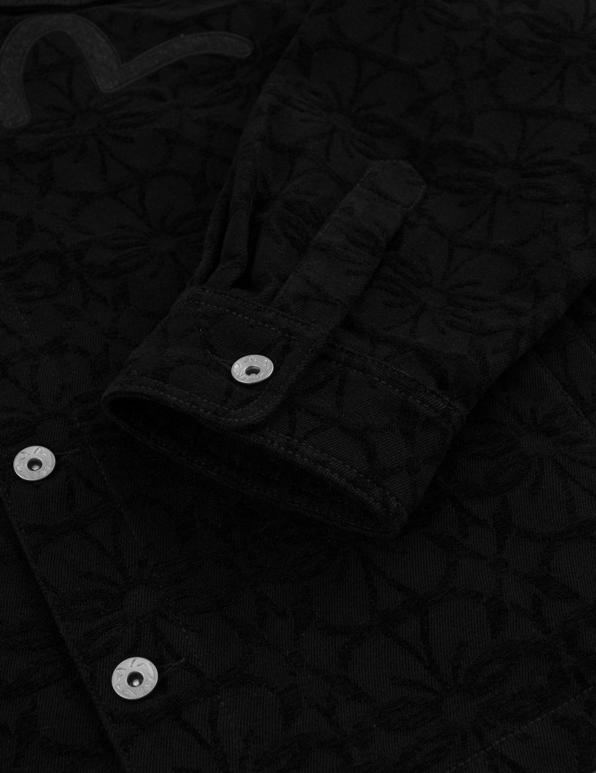 Velvet Touch Kamon Jacquard Shirt Jacket