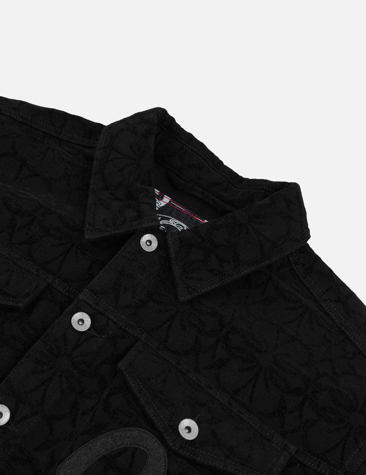 Velvet Touch Kamon Jacquard Shirt Jacket