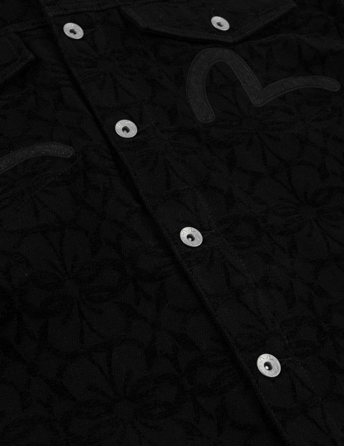Velvet Touch Kamon Jacquard Shirt Jacket