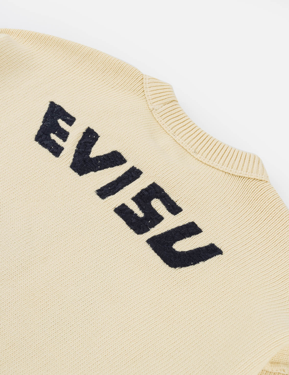 Textured Seagull Logo Knit Pullover