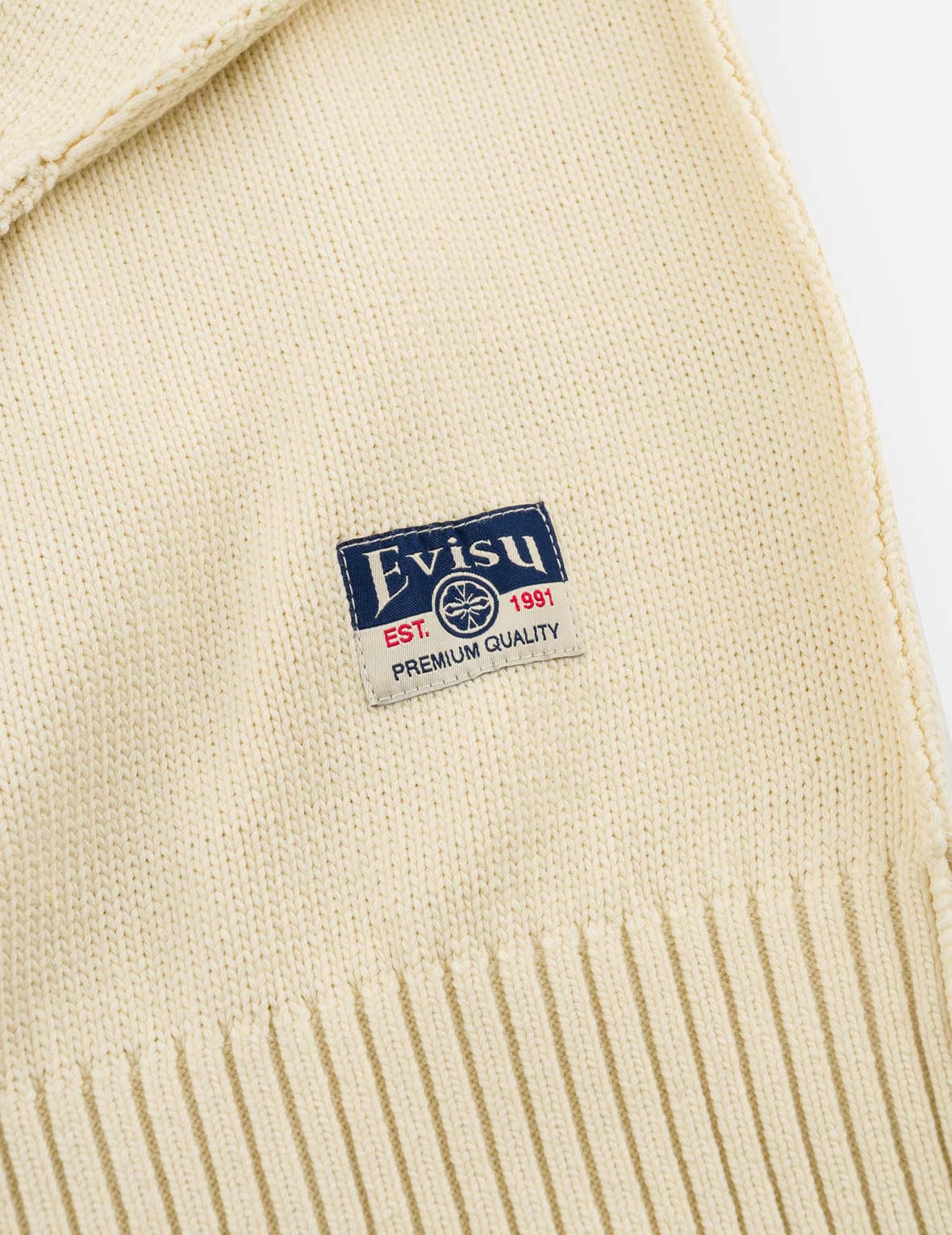Textured Seagull Logo Knit Pullover