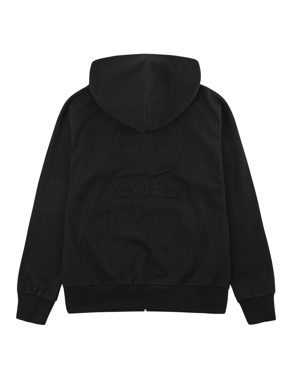家紋浮雕拉鍊連帽衛衣