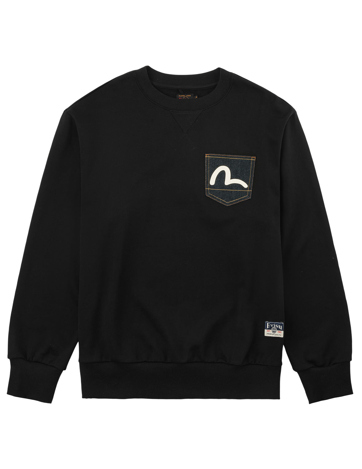 Flying Dragon Embroidered Multi-Pocket Sweatshirt