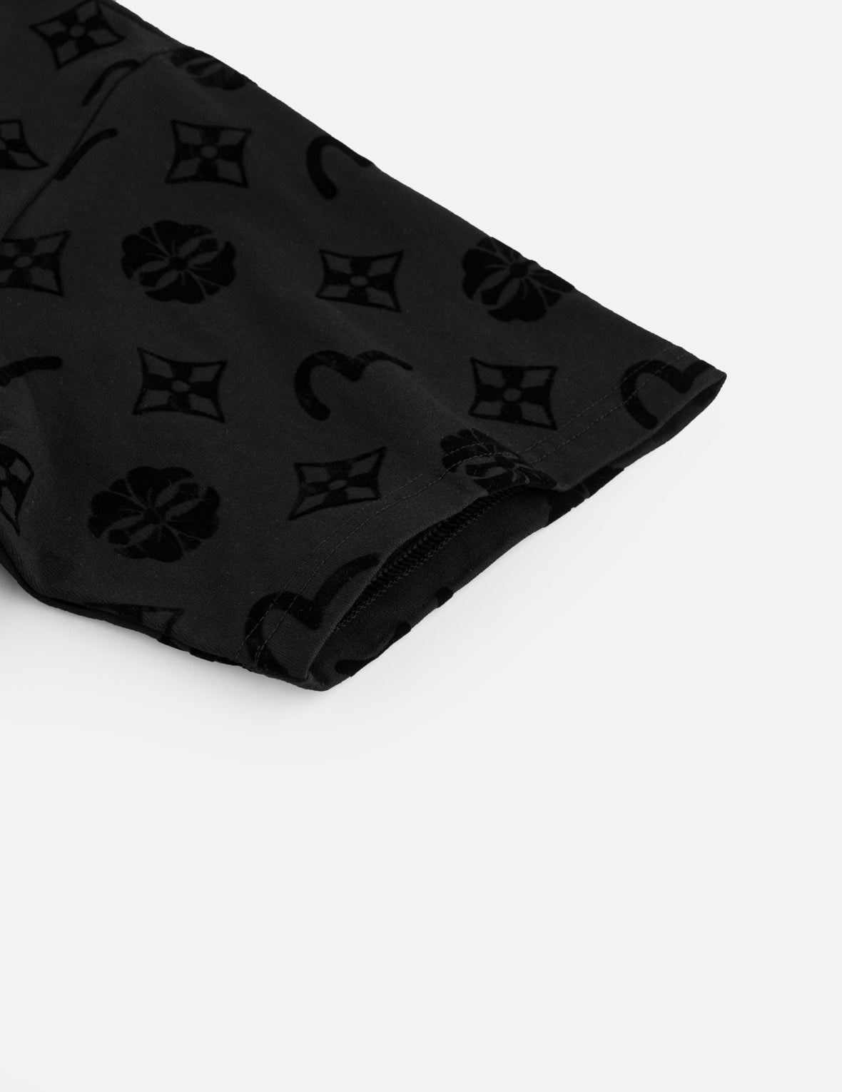 Allover Flocking Kamon & Seagull T-shirt