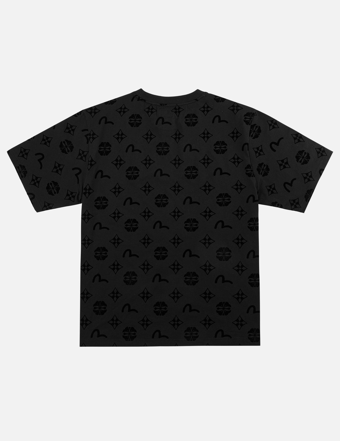 Allover Flocking Kamon & Seagull T-shirt