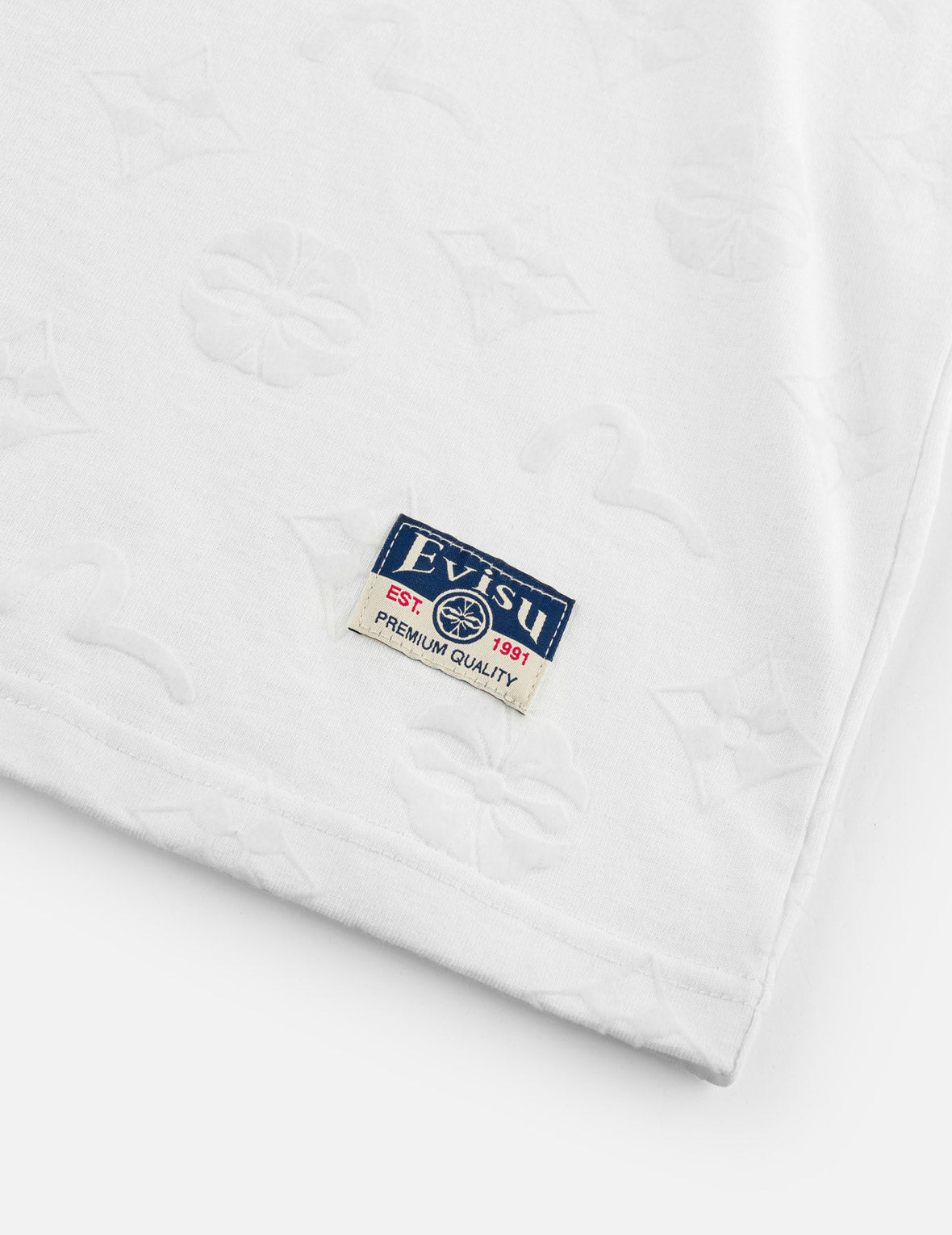 Allover Flocking Kamon & Seagull T-shirt
