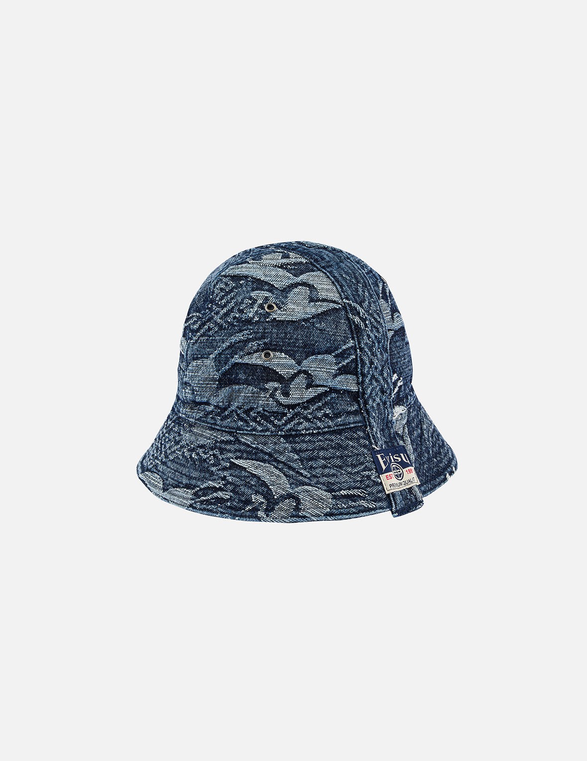 Allover Seagull Crane Jacquard Bucket Hat
