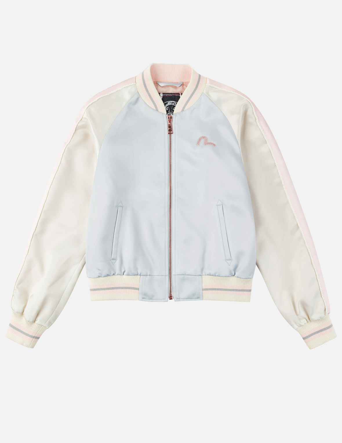 Japanese Sensu Kamon Embroidered Souvenir Jacket