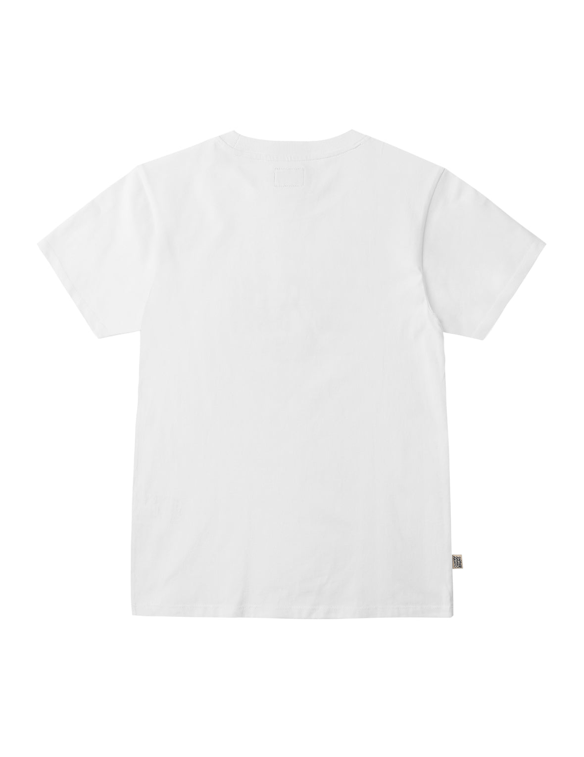 Two-Tone EVISU Logo Silhouette Print T-Shirt