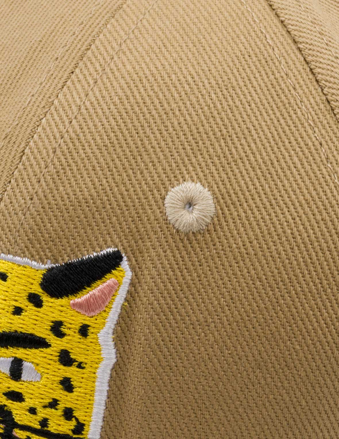 豹頭刺繡棒球帽