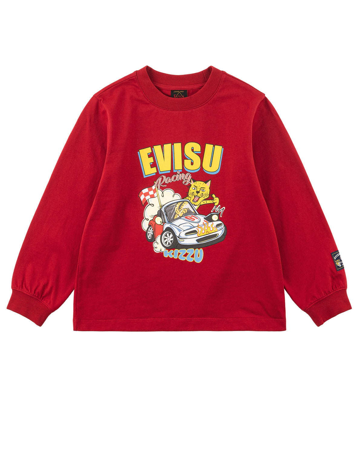 Leopard With Car Long-Sleeve T-Shirt