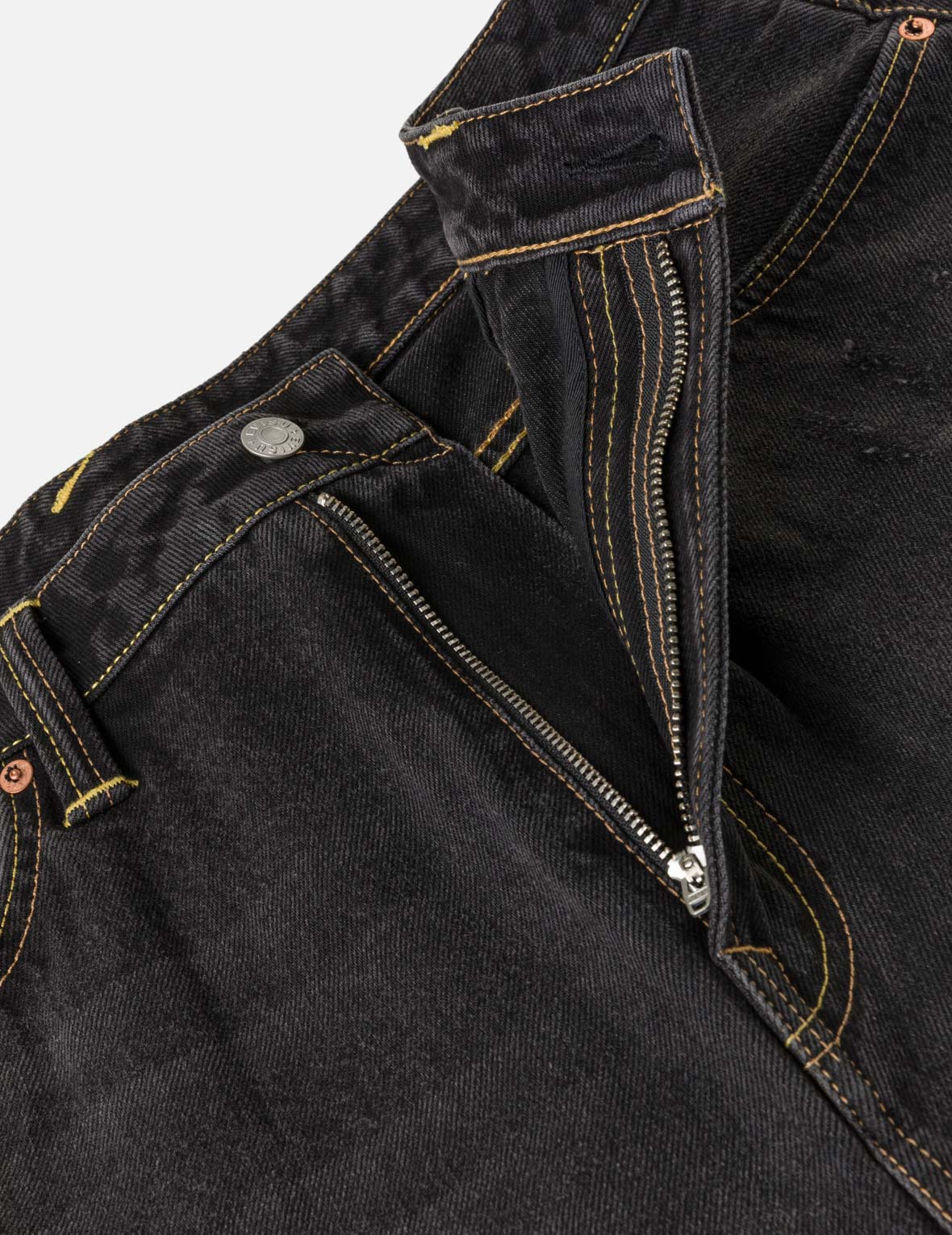 Distressed Washed Seagull Embroidery Jorts