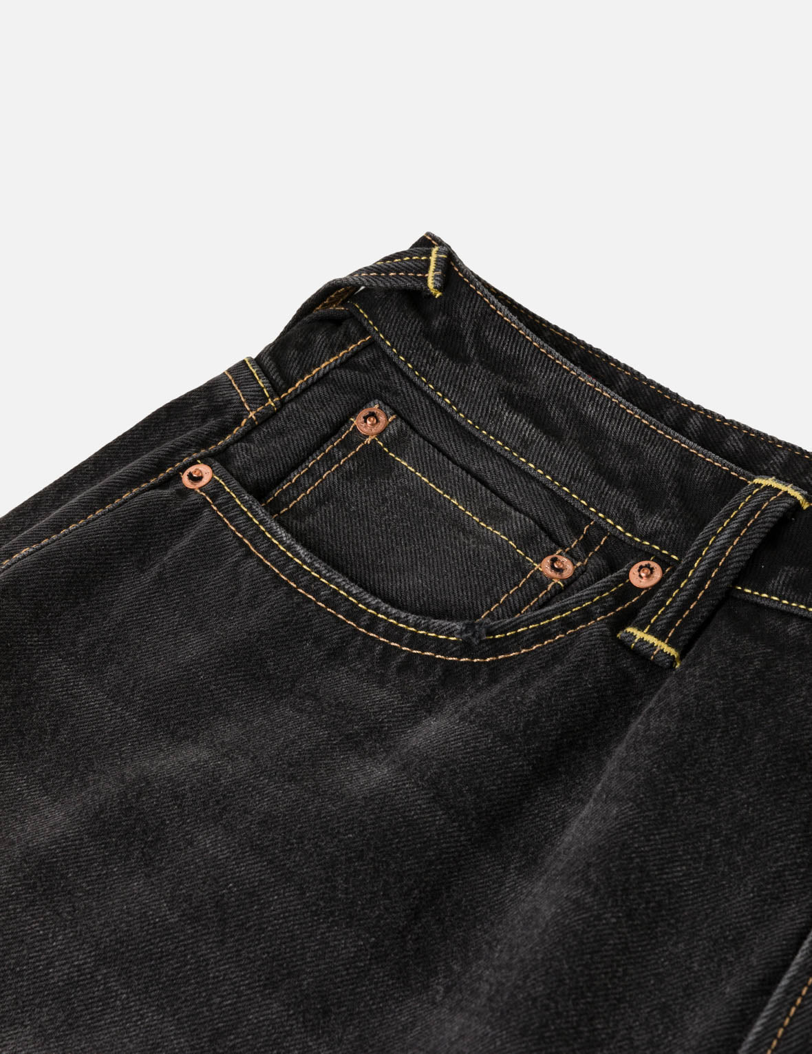 Distressed Washed Seagull Embroidery Jorts