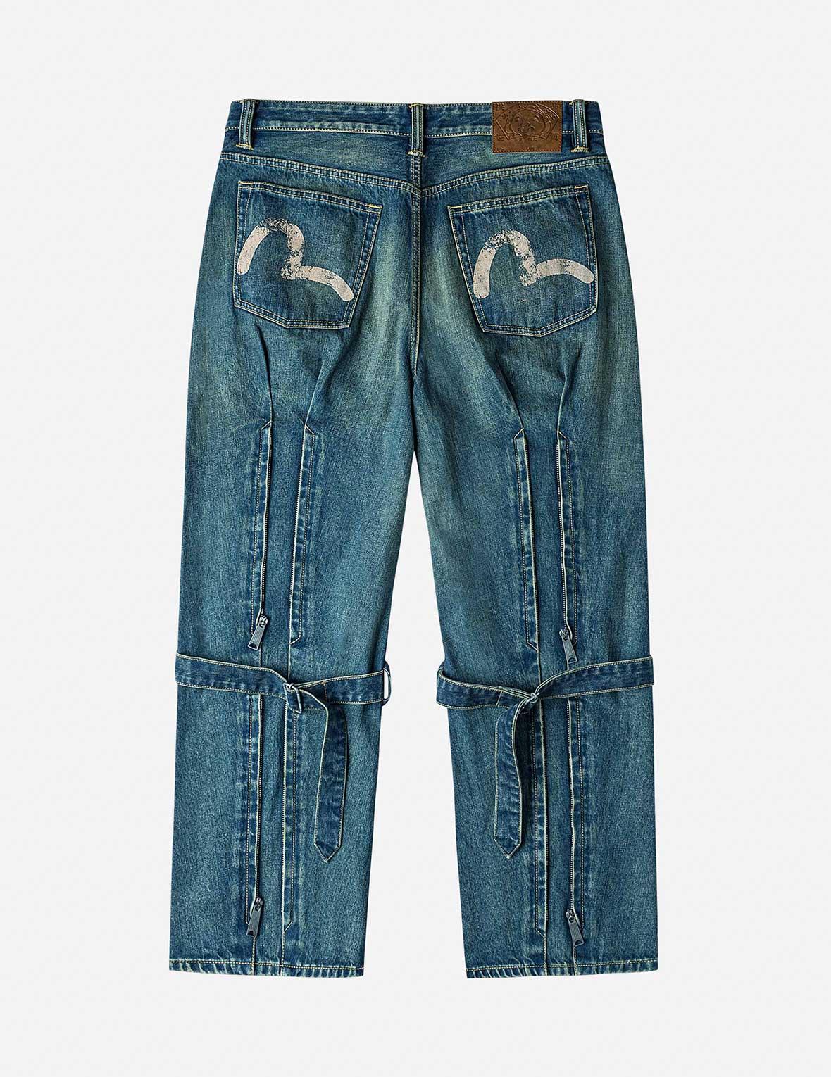 Washed Bondage Jeans