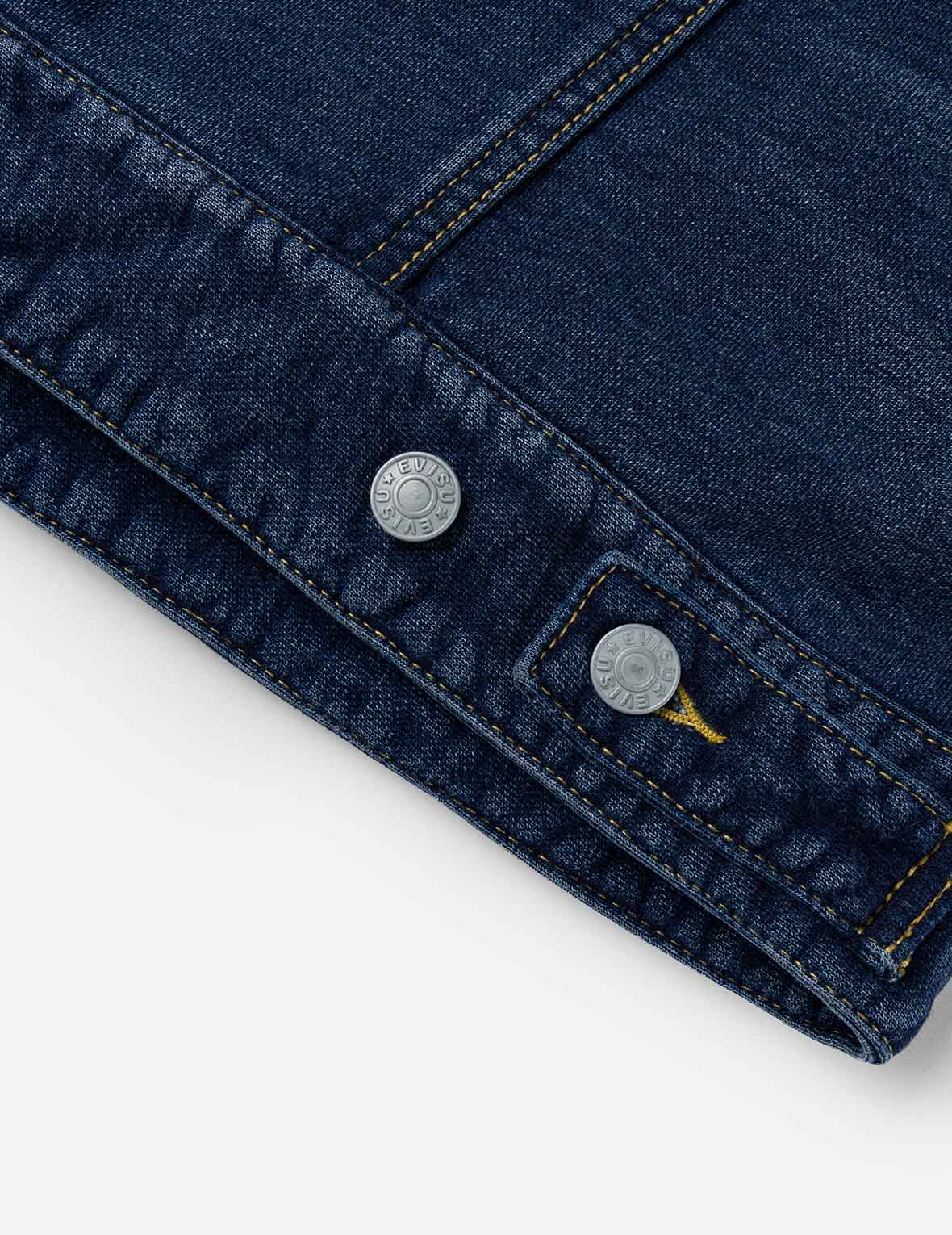 Washed Type 1 Denim Patchwork Jacket