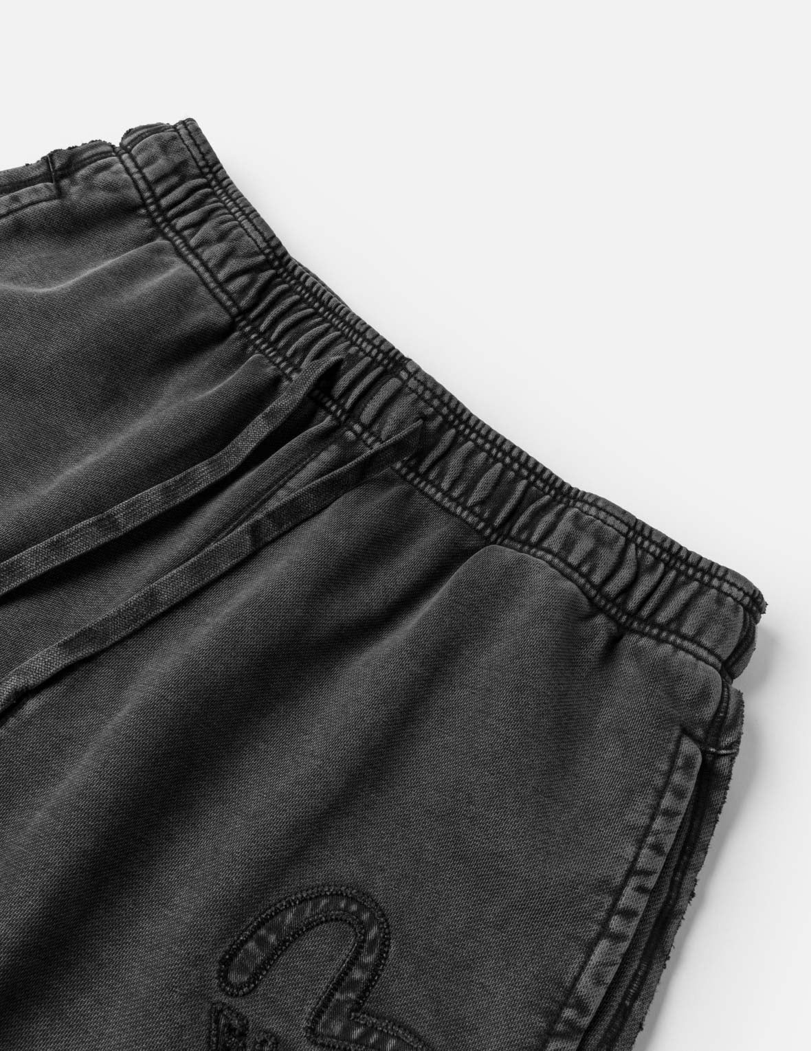 Chain Stitch Seagull Heavy Washed Sweatshorts