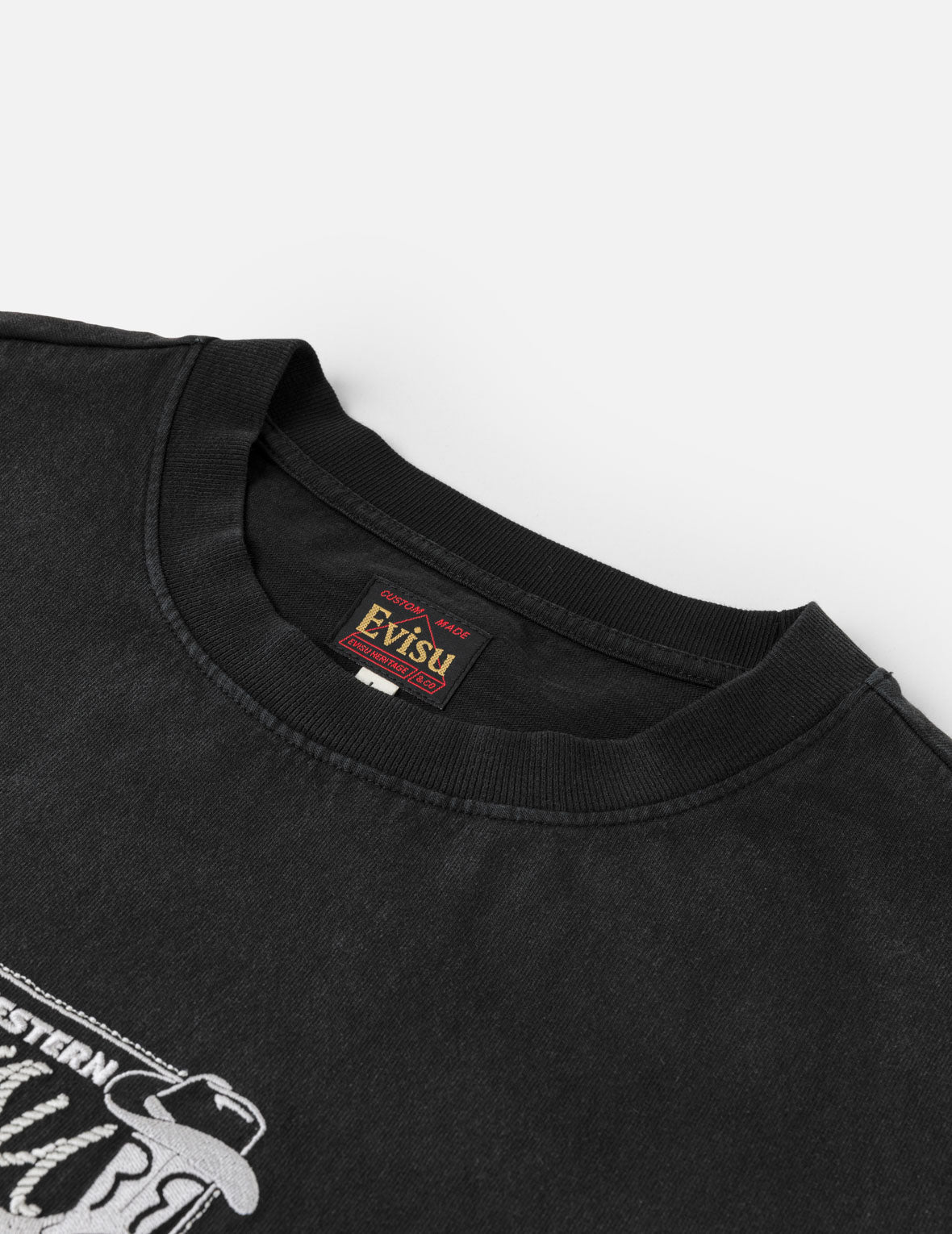 Cowboy Boots Logo Embroidery T-shirt