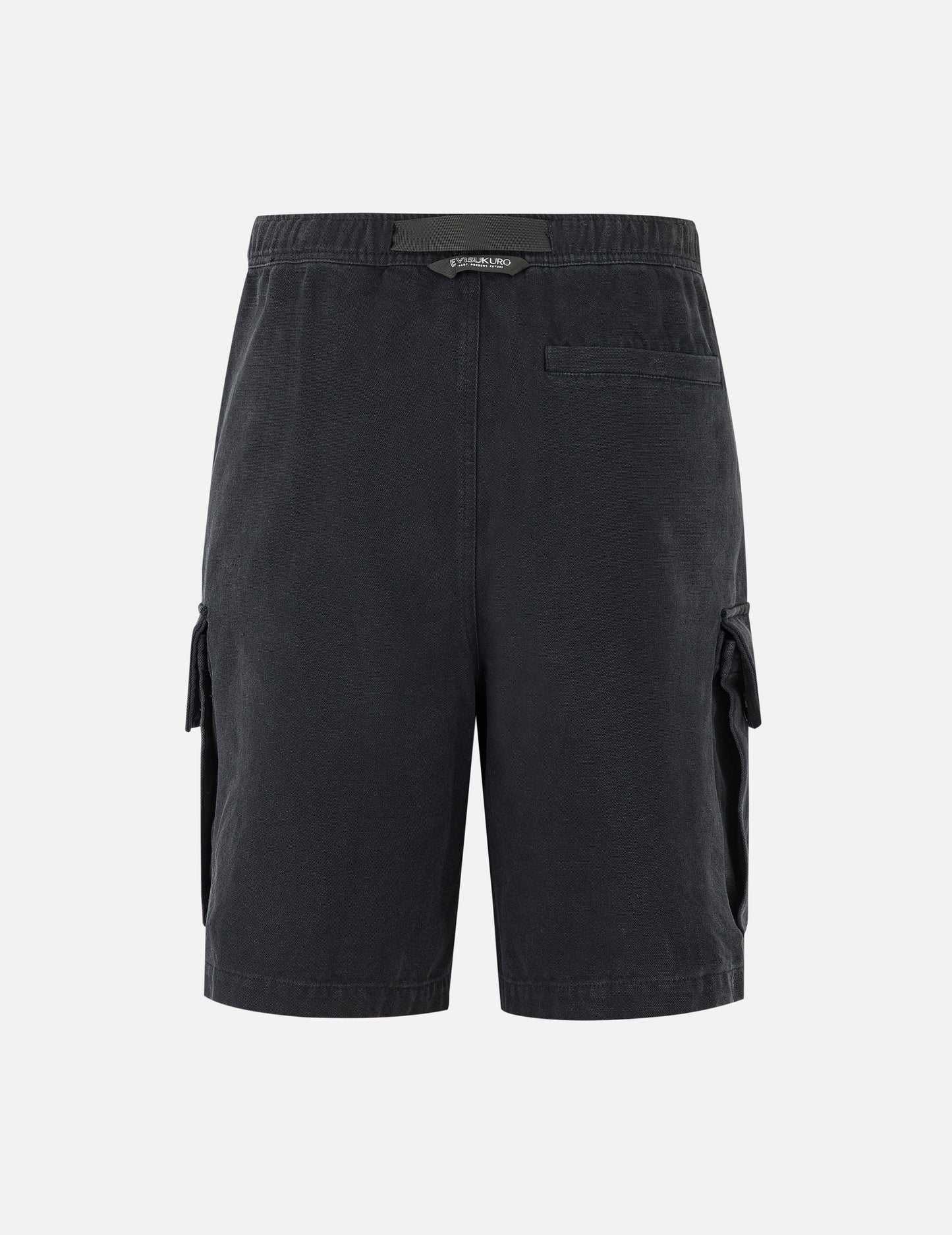 Pigment Dye Wash Seagull Embroidery Relax Fit Shorts