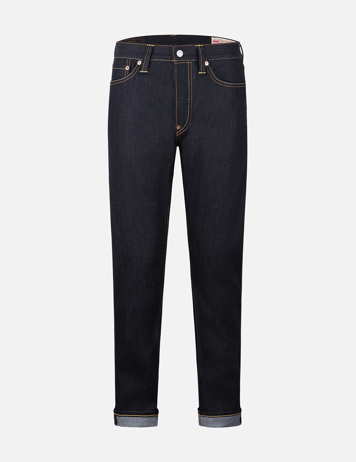 Ecru Seagull Print Taper Fit Jeans #2017