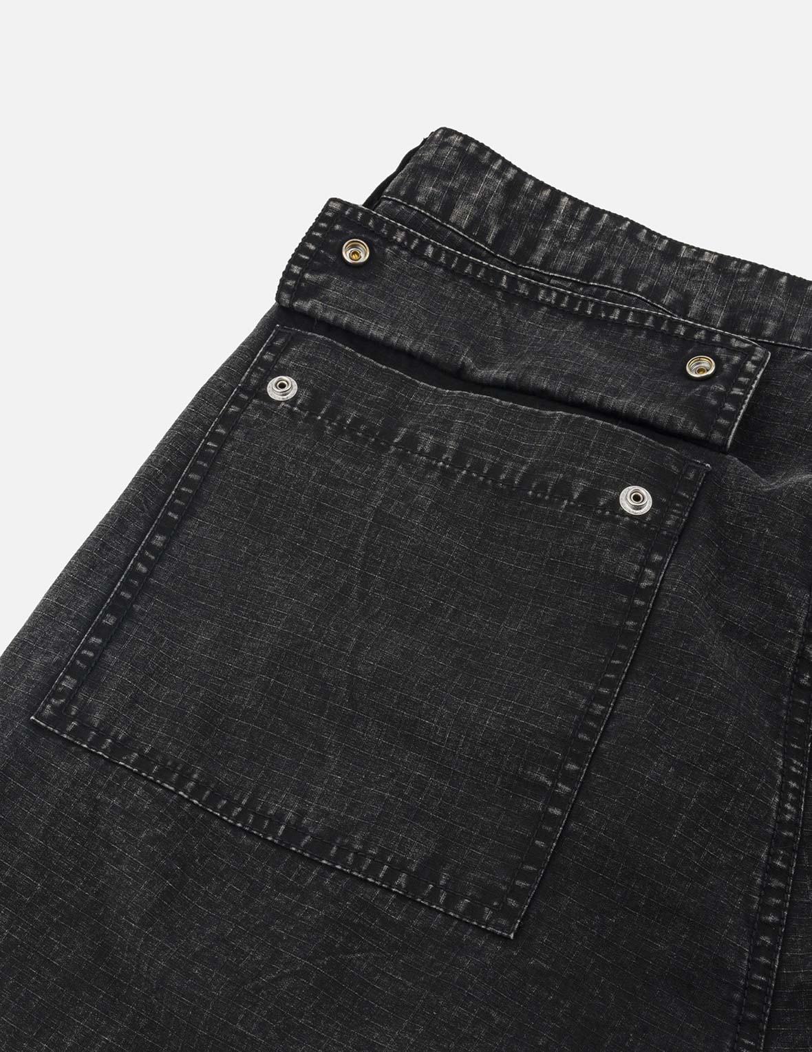 Seagull and Kamon Embroidery Straight Fit Woven Joggers