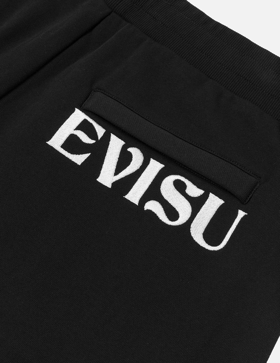 家花與海鷗刺繡時尚版型運動短褲